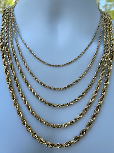 Men real rope chain - men's,